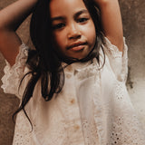 baje studio witte louni blouse met hart meisjes