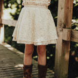 baje studio witte kanten rok mira